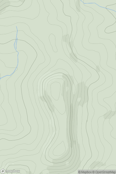 Thumbnail image for Langdon Hill [South Central England] showing contour plot for surrounding peak